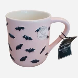 Cobwebs & Cauldrons Pink Bat 3D Mug